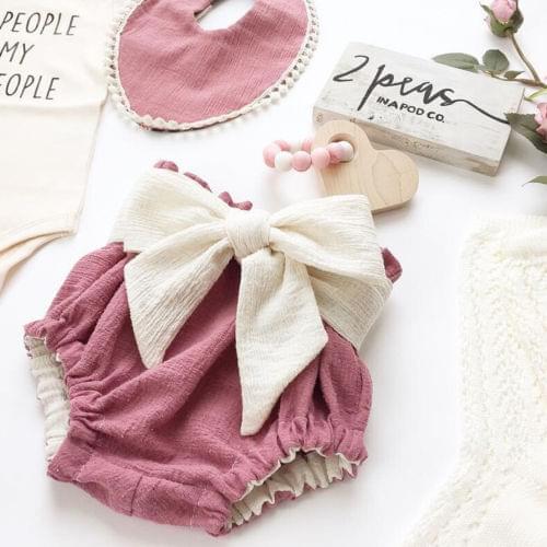 UK Summer Baby Girl Cotton Toddler Shorts PP Pants Nappy Diaper Covers Bloomers