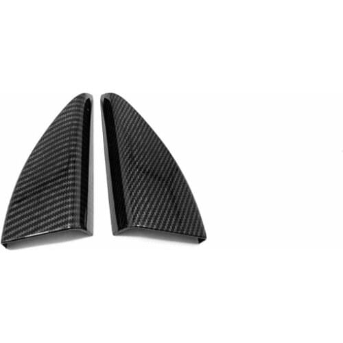 For Hyundai Tucson 2015-2017 2019 ABS Chrome Carbon Front A Pillar Rear Side Window Triangle Speaker Cover Trim Car Accessories