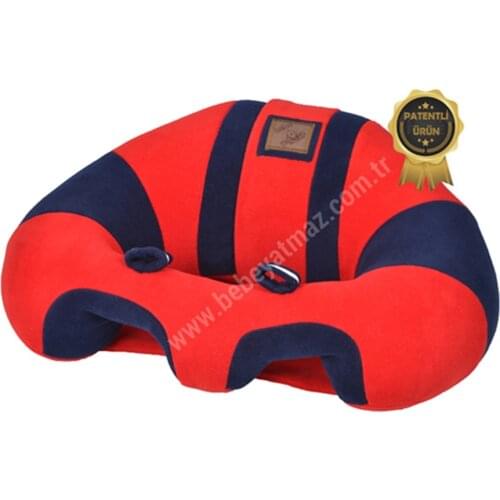 Jaju Baby Red-Navy Blue Luxury Baby Support Cushion