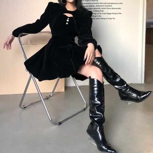 SUCHCUTE Two Piece Sets Gothic Clothes Women Shawl Long Sleeve Elagant Party Dress Outfits Vintage Aesthetic 90s Evening Dresses