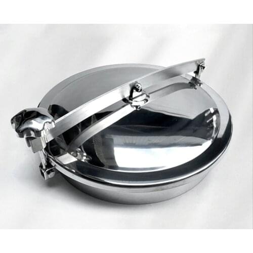 Stainless Steel Manhole Cover SS304 Quick Open Manhole Atmospheric Pressure Round Manhole Access Flange Hand Hole