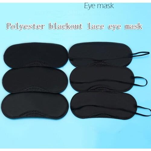 Sleep Mask Polyester Black Sleeping Eye Cover Sort Bandage Aid Night Blindfold Dropshipper For Men Women Free shipping Travel