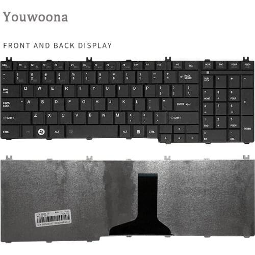 New Laptop Keyboard For Toshiba C650 L655 L670 L750 L750D C650D L650