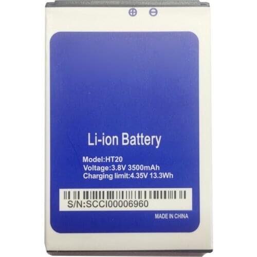 2021 New 3500mAh For HOMTOM HT20 Pro Battery Replacement for HOMTOM HT20Pro HT 20