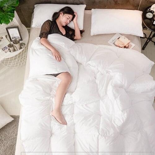 New winter and autumn 2021 100% white goose down quilts, stuffed quilts, down quilts, extra large/double/single quilts