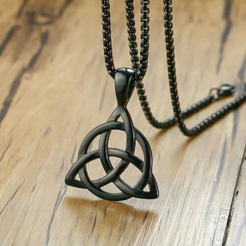 European and American fashion Jewelry necklace Geometric combination Punk round Simple Retro Long Sweater Chain Necklace gifts