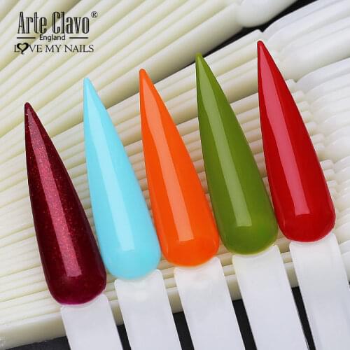 20/24/36/50pcs/Set Color Chart Palette False Nails Tips Showing Card Shelf Nail Varnish Color Showing UV Gel Polish Chart Tool