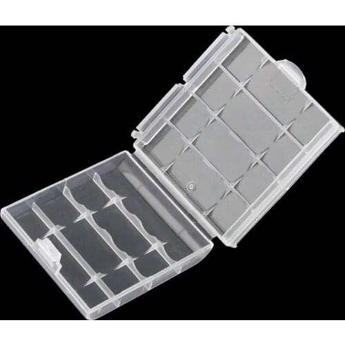 Plastic Battery Storage Case For AA AAA 18650 Battery Portable Batteries Holder Box Big Capacity Keep Dry