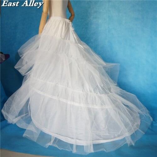 Plus size 2 Hoops Ivory White Black Wedding Gown Train Petticoat Crinolines Full Slips Underskirt Fit USA SIZE 16W to 24W