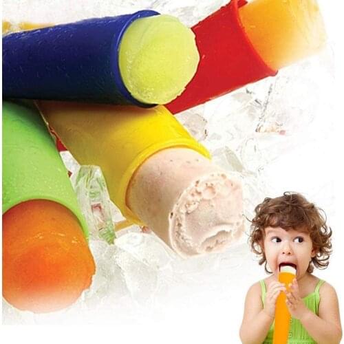 DIY Ice Cream Ice Mold Silicone Mold Silicone Handheld Tray Silicon Popsicle Molds Mold Mold Ice For Ice Cream Cream Kitche O3G4