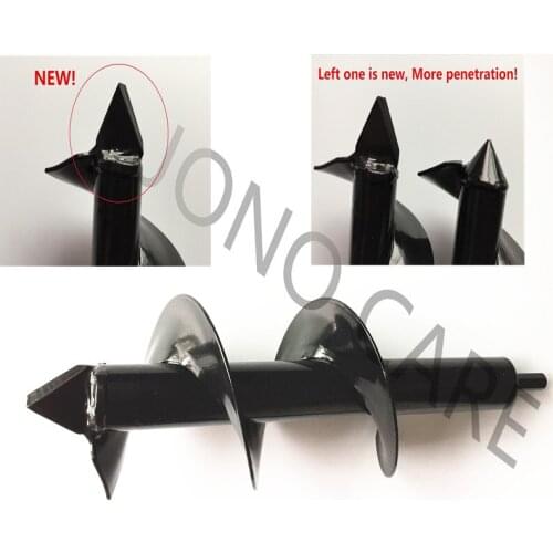 New Popular type Earth Auger Spiral Drill Bit Plante Drill Auger Yard Gardening Bedding Planting Hole Digger Tool 8*30cm