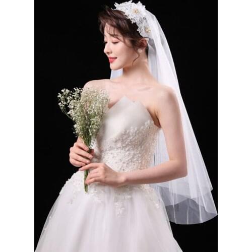 Bride main wedding veil temperament lace wedding headband headdress photo retro super fairy photo