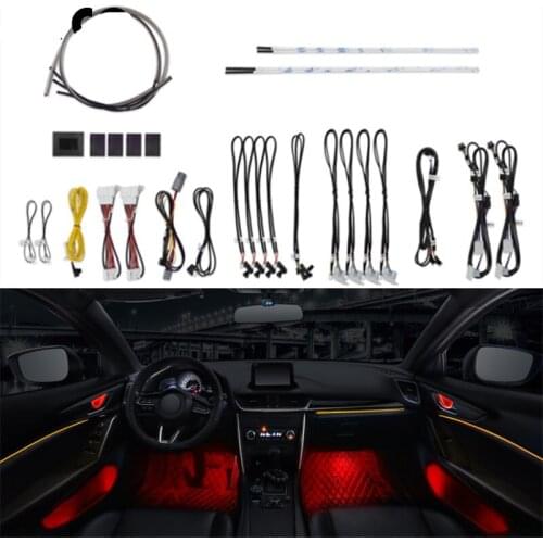 LED Ambient Light Suitable for Mazda 3 Axela Interior Ambient Light 64-color Trim Light Modified Interior Light Original Install