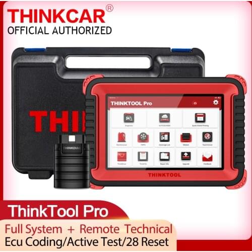 THINKCAR THINKTOOL Pro Professiona OBDII Code Reader Full system Scanner With 28 Reset Function ECU Coding/Active test Auto Too