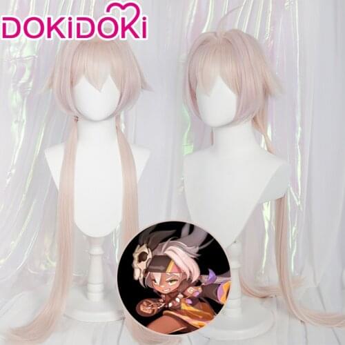 DokiDoki Game Genshin Impact Cosplay Halloween Iansan Cosplay Wig Genshin Impact Natlan Iansan Cosplay Hair