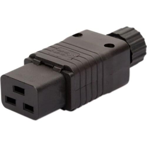 10PACK C20-Connection Plug AC Power Adapter IEC320 C20 To Plug Cord Connector Converter Male To Socket Conversion Computer