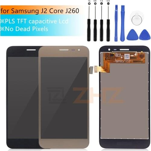 100% Tested For Samsung Galaxy J2 Core J260 LCD Display Screen Touch Screen Digitizer Assembly Replace For samsung J260 lcd 2018