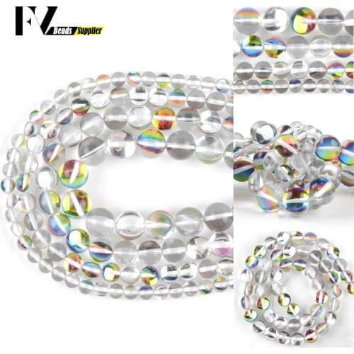 4-12mm Natural Faceted Crazy Agates Loose Spacer Round Stone Beads For Jewelry Making DIY Bracelets Necklace Needlework 15"