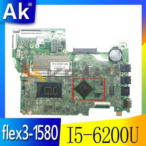 Akemy For Lenovo Yoga500-15isk flex3-1580 Notebook PC Motherboard I5 6200U Gt940m 2G Graphics Quality Assurance 100% Test OK