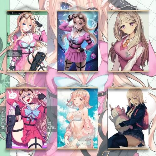 Danganronpa Miu Iruma Anime Posters Canvas Painting Wall Art Picture Wall Decor Posters for Living Room Decor Home Decor