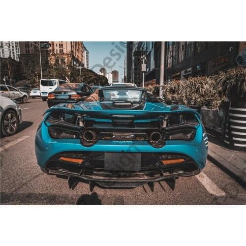 Car Accessories Dry Carbon Fiber VS SVT Edition Style Rear Diffuser Fit For 2018-2020 720S Rear Diffuser