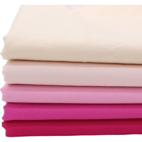 Pure pink rose cotton fabric diy cloth sewing tilda fabrics patchwork cotton tissue home textile woven telas fat quarter tecido