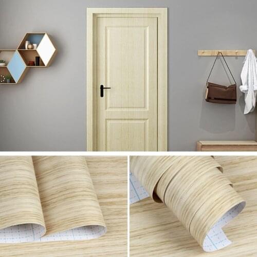 Wood Wall Sticker Self-Adhesive Film Furniture Real Wood Tactile Sense Surfaces