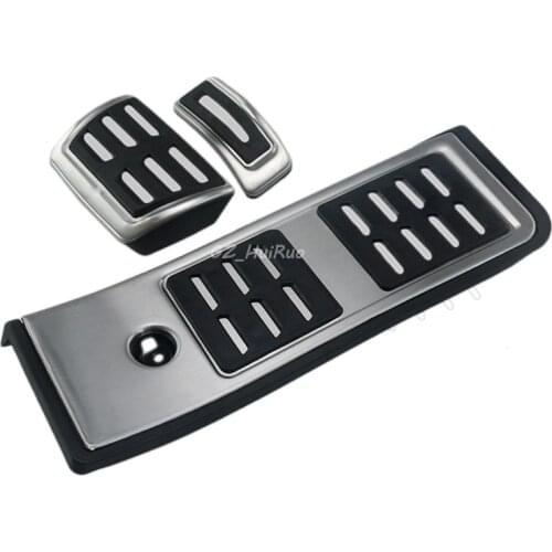 For Audi A4 B9 A5 F5 2016 2017-2019 AT Sedan Avant Sport Automatic High Quality Stainless Steel Fuel Brake Footrest Pedal Cover