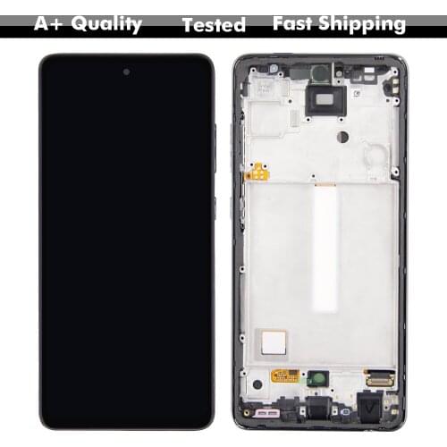 For Samsung Galaxy A52 5G A526 SM-A526B A526F A526FD A5260 LCD Display Touch Screen Digitizer Assembly with Frame