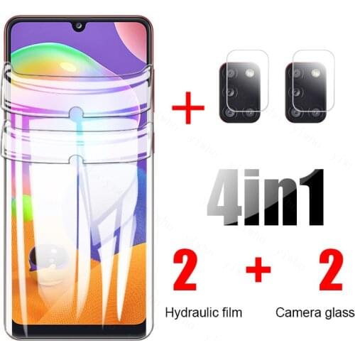 4-in-1 Hydrogel Film for Samsung Galaxy A31 Ultra protective film sansung A 31 A315F 6.4" screen protector film safety not glass