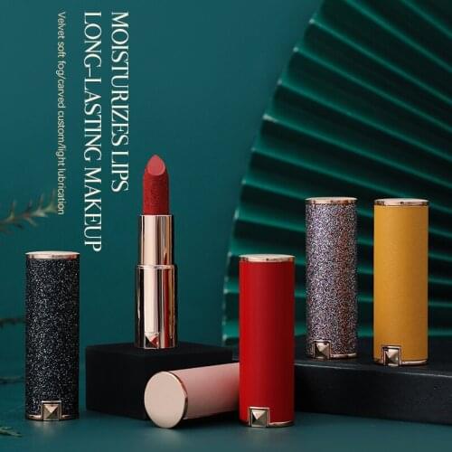 Chinese Style Lipstick Gift Box Makeup Waterproof Moisturizing Lipstick Long Lasting Lip Stick Women Lip Cosmetics TSLM1