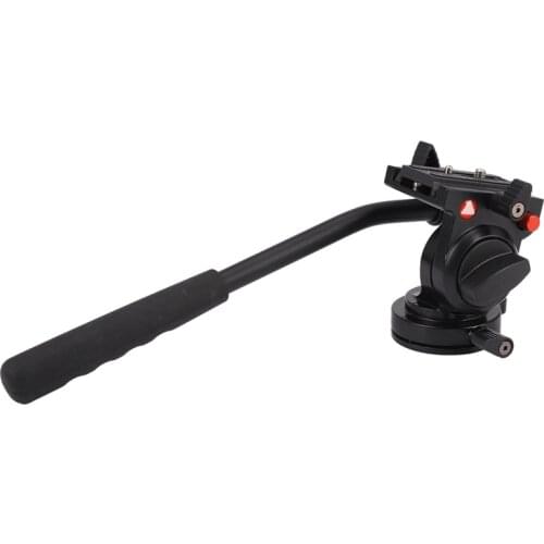 Quality KINGJOY KH-6750 Flexible Aluminum Camera Tripod Head Fluid Video Tripod Head for Canon, Nikon and Other DSLR Cameras wit