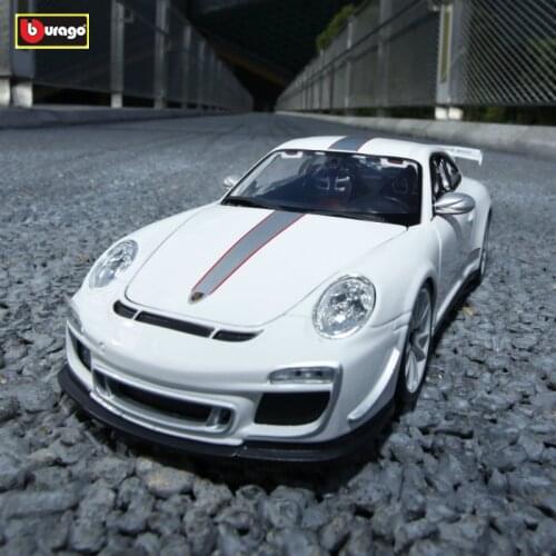 Bburago 1:18 911 GT3 RS car alloy car model simulation car decoration collection gift toy Die casting model boy toy