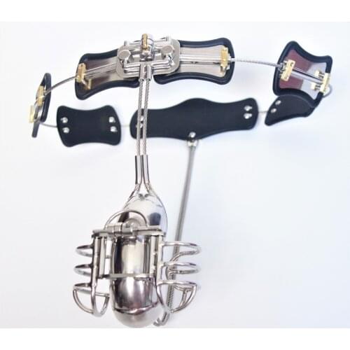 Stainless Steel Male Underwear Chastity Belt Chastity Cages Male Chastity Device Cock Cage Penis Lock Adult Game Sex Toy