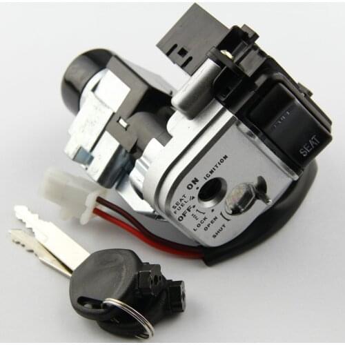 Motorcycle Seat Lock Key Set Fuel Gas Cap Kit Ignition Switch For Honda PCX125 2012-2013 PCX150 2013 35010-KWN-710 High Quality