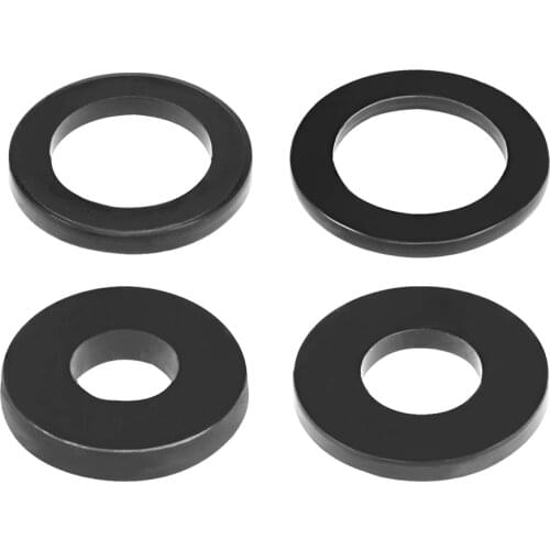 Uxcell 30pcs Rubber Flat Washers 3-31mm ID 1.2-3.6mm Thick 7-45mm OD Gaskets Ring to Valve Hose Nut Plumbing Repair