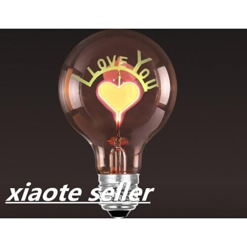 New Christmas tree Flower bulb Edison bulb Art Bubble wedding decoration Flame flower creative eccentric stunning surprise bulb