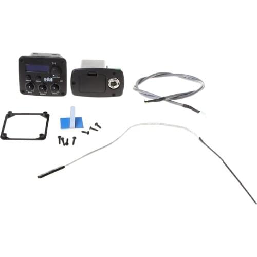 New B-band T35 3-band equalizer with tuner acoustic guitar pickup system