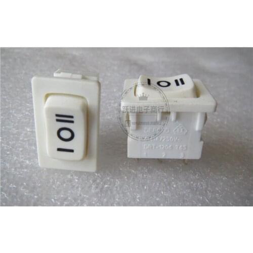 Original new 100% DRT-1206 hair dryer accessories hair dryer cold and hot switch 3pin 3 gear button power switch 6A