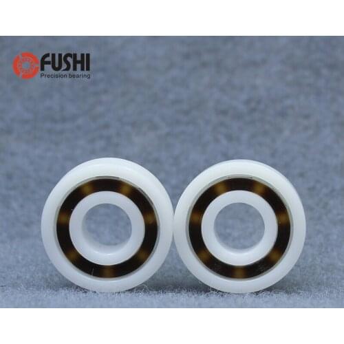 POM Bearing 6000 6001 6002 6003 6004 6005 6006 6007 ( 5 PCS ) Glass Balls Nylon Cage Plastic Ball Bearings