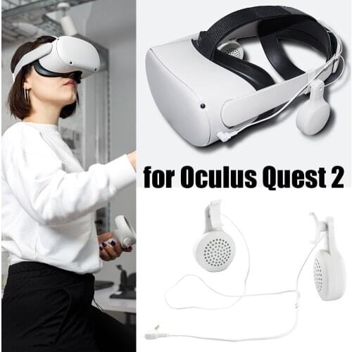 For Oculus Quest 2 VR Wired Gaming Earphones Headphones Virtual Reality Headset Noise Reduction Accessories