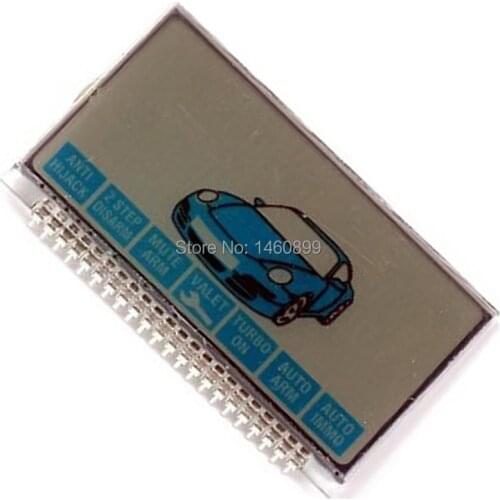 10 PCS/lot B6 LCD Display For 10PCS Two Way Car Alarm Russian Starline B6 LCD Remote Control Keychain