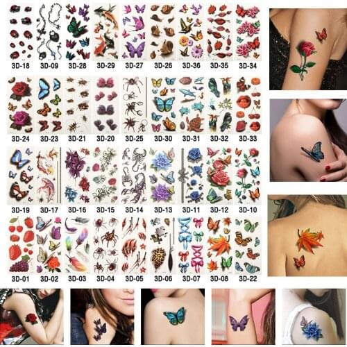 QiBest Temporary Tatoos
