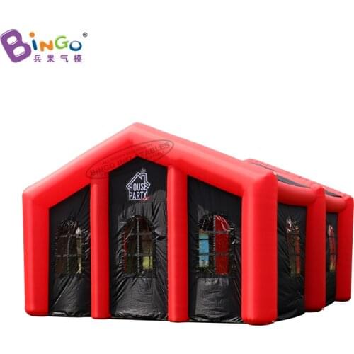 Advertising square large inflatable tent house outdoor event logo customized 7.4x6.4x4.26 meters
