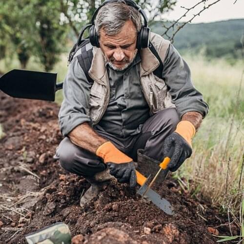 Edge Digger Sapper Shovel Serrated Carbon Steel Garden Tool with Coin Probe Premium Digger Tool with Belt Holster Hand Set