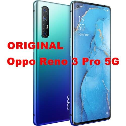 Stock Oppo Reno 3 Pro 5G Mobile Phone Snapdragon 765G 6.5" AMOLED 12GB RAM 256GB ROM 48.0MP+13.0MP+8.0MP+2.0MP+32.0MP 5G Phone