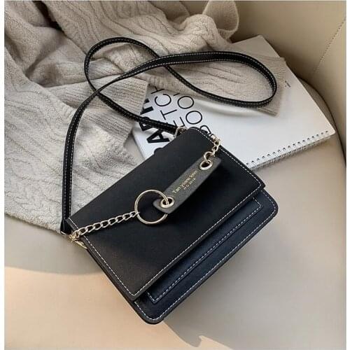 Bag for women 2020 fashion hit color frosted handbag fashion girl messenger shoulder bag female bag