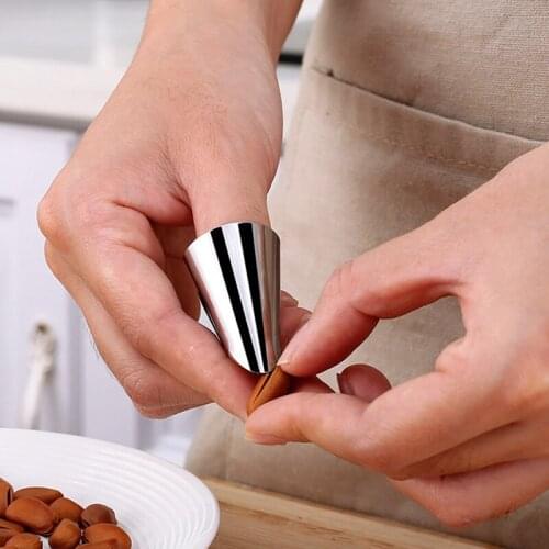 1 Pc Fruit Peel Finger Protector Kitchen Pick Vegetables Gadgets Stripping Beans Garlic Peeler