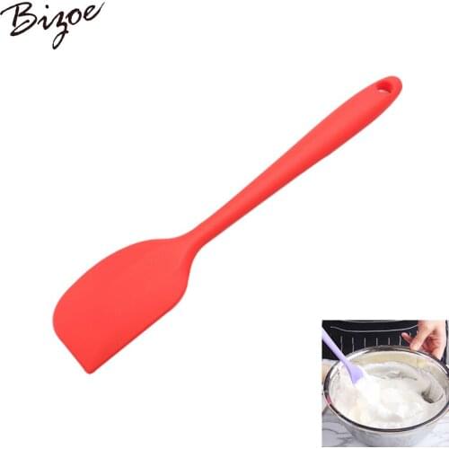 2pcs Colorful Kitchen Cake Scraper Silicone Spatula Baking Bakeware Tool Cream Spatula Cake Brushes Baking Tool