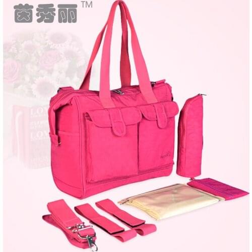 2016 Free Shipping Deluxe Baby Diaper Bags Fashion Nappy Bags Large Capacity Mommy Bags Stroller Bags